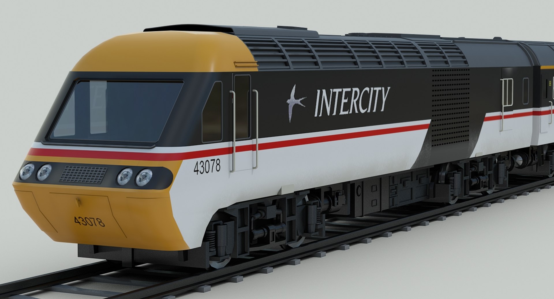 British Class 43 Train Locomotive 3D - TurboSquid 1368757