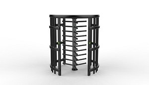 3D Turnstile gate 3D model model