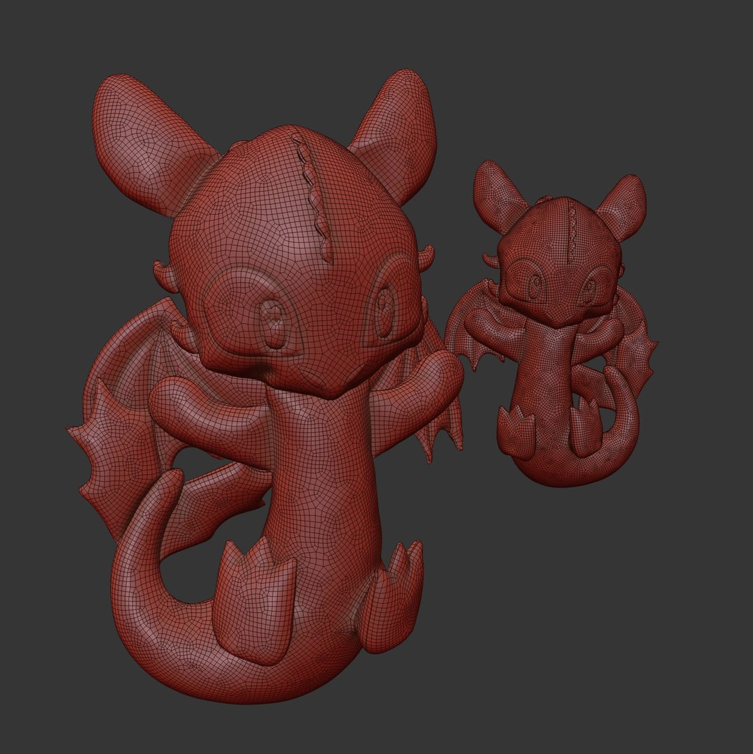 Kids Night Fury Toy Model TurboSquid 1752885