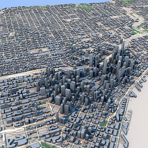 3D Seattle City Washington United States