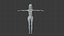 Cartoon Woman Ayse Low-poly Modelo 3D listo para el juego