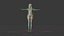 Cartoon Woman Ayse Low-poly Modelo 3D listo para el juego