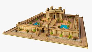 The Temple of Bel Palmyra model
