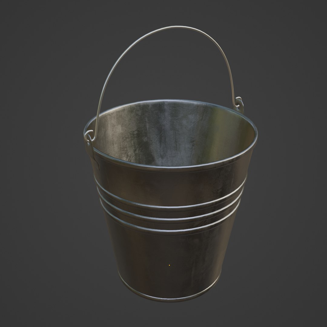 Steel Rough Steel Bucket 3D Model - TurboSquid 2328961
