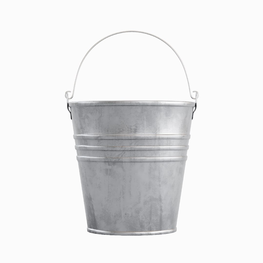 Steel Rough Steel Bucket 3D Model - TurboSquid 2328961