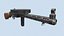 Pistolet maszynowy Degtyaryov PPD-30 Low-poly PBR