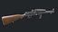 Pistolet maszynowy Degtyaryov PPD-30 Low-poly PBR