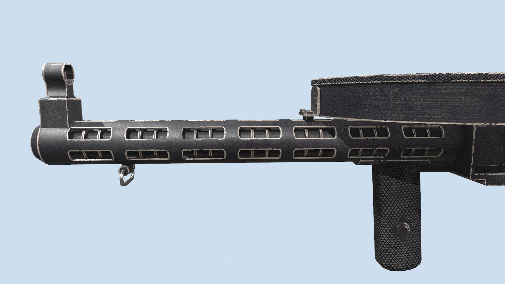 3D Degtyaryov PPD-30 Submachine Gun Low-poly PBR model https://p.turbosquid.com/ts-thumb/LR/QcJxgV/dI/screenshot016/png/1674357078/1920x1080/fit_q87/ab0f35640b90ab91710c7bf1aa3442035d9ae969/screenshot016.jpg