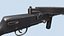 Pistolet maszynowy Degtyaryov PPD-30 Low-poly PBR