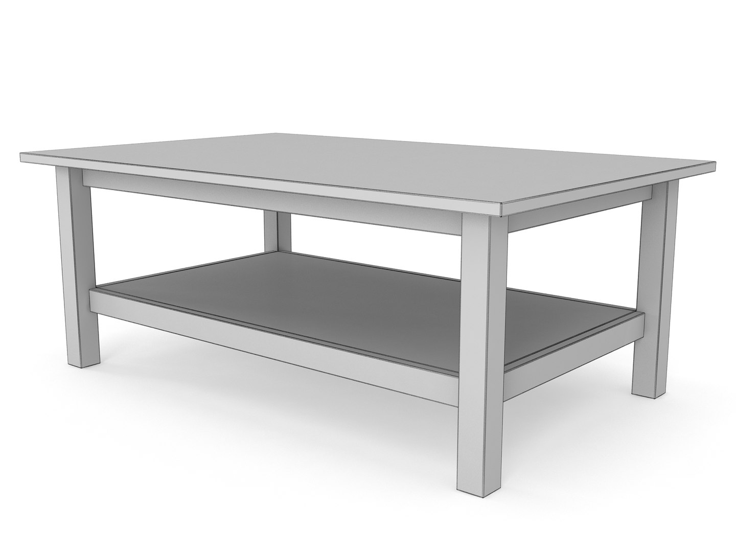 3d solid ikea coffee table