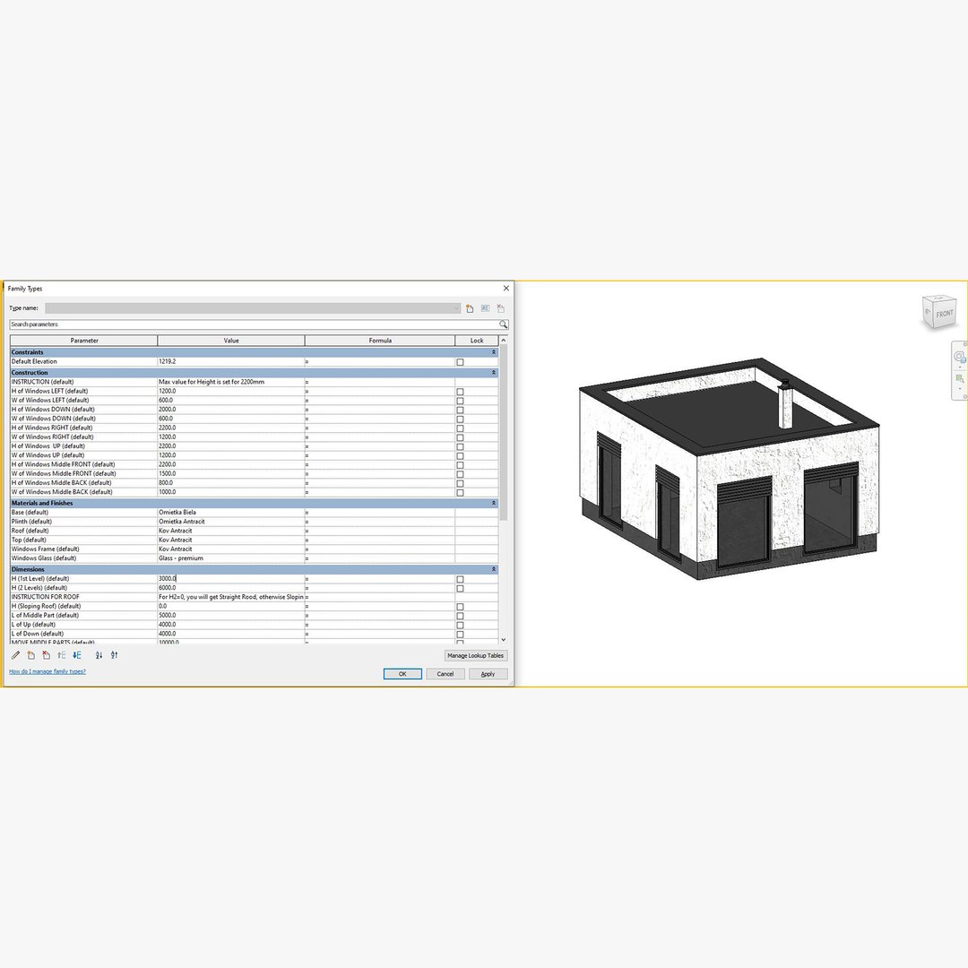 Best Collection Of Parametric Revit Families On Net 3D Model ...