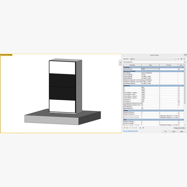 인터넷상의 최고의 파라메트릭 Revit 제품군 컬렉션 3D 모델 - TurboSquid 2020826