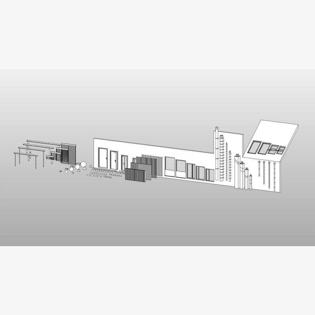 인터넷상의 최고의 파라메트릭 Revit 제품군 컬렉션 3D 모델 - TurboSquid 2020826