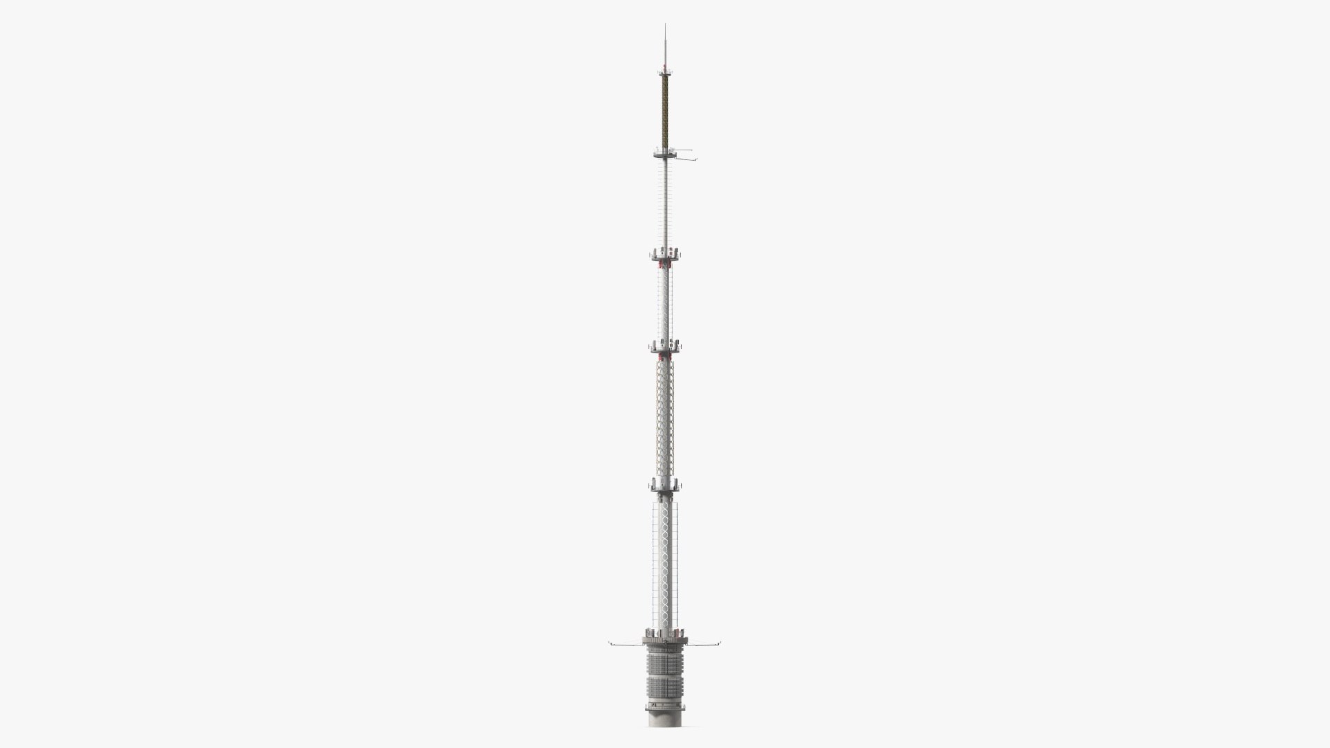 Television Tower Spire 3D model preview