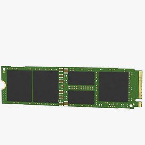SSD M2 internal solid state drive 3D model