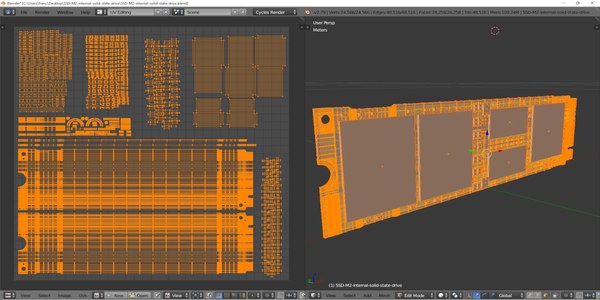 SSD M2 internal solid state drive 3D model - TurboSquid 1793201