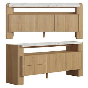 Floyd Marble Buffet 3D model