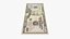 usa dollars banknotes new 3D