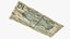 usa dollars banknotes new 3D