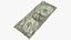 usa dollars banknotes new 3D