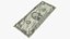 usa dollars banknotes new 3D
