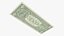usa dollars banknotes new 3D