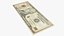 usa dollars banknotes new 3D