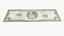 usa dollars banknotes new 3D