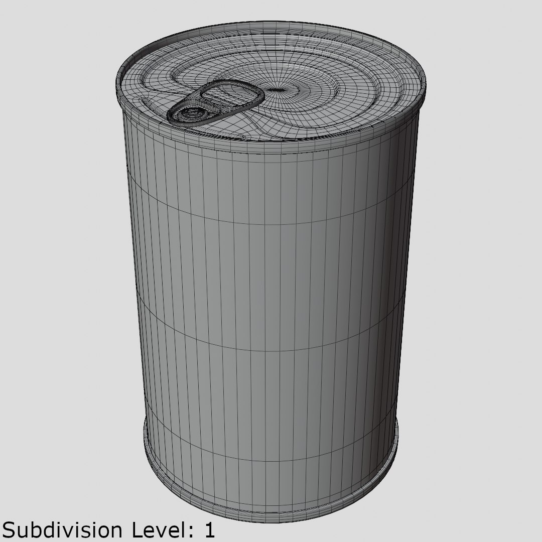 3D realistic tin model - TurboSquid 1616738