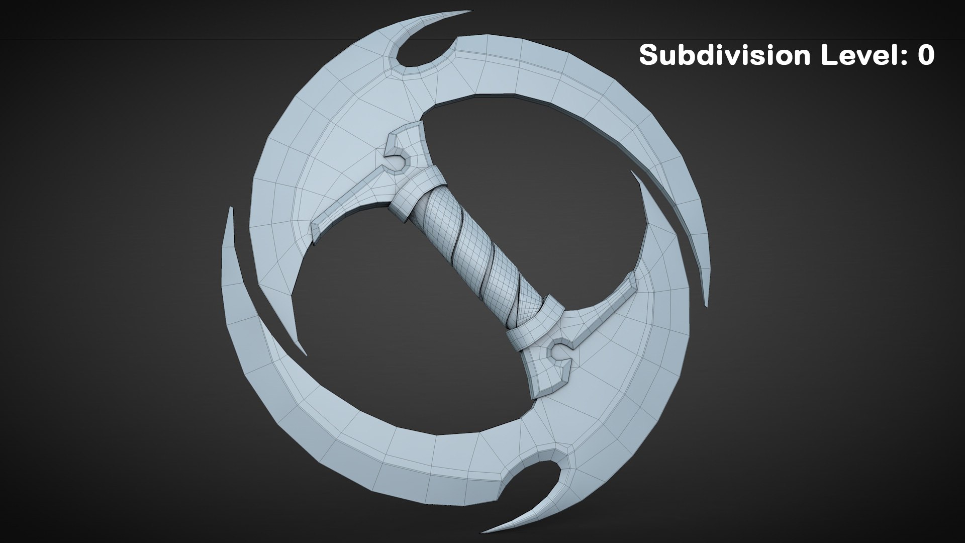 3D model chakram dagger https://p.turbosquid.com/ts-thumb/LR/mtn6P8/Kv3qPBr4/ring_dagger_07/jpg/1568316052/1920x1080/fit_q87/ccb2748c0f82baefe4d4df1006d7155389e29614/ring_dagger_07.jpg
