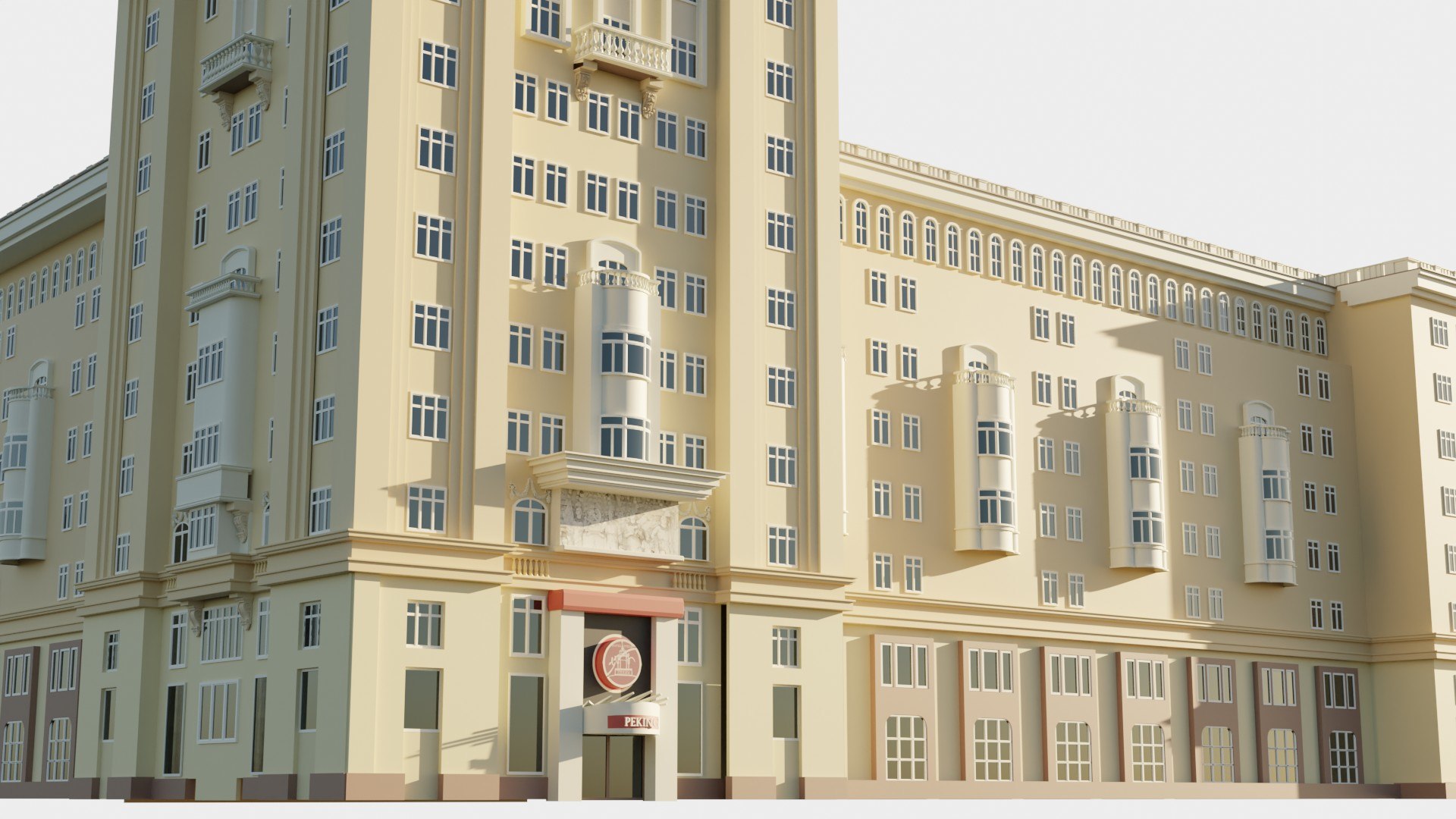 3D Pekin Hotel Moscow - TurboSquid 2052146