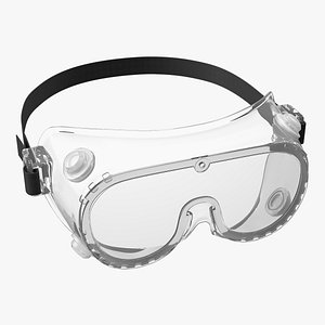 lab safety goggles 3D
