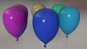 3D model Ballons