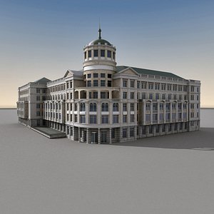 3d max european building europe