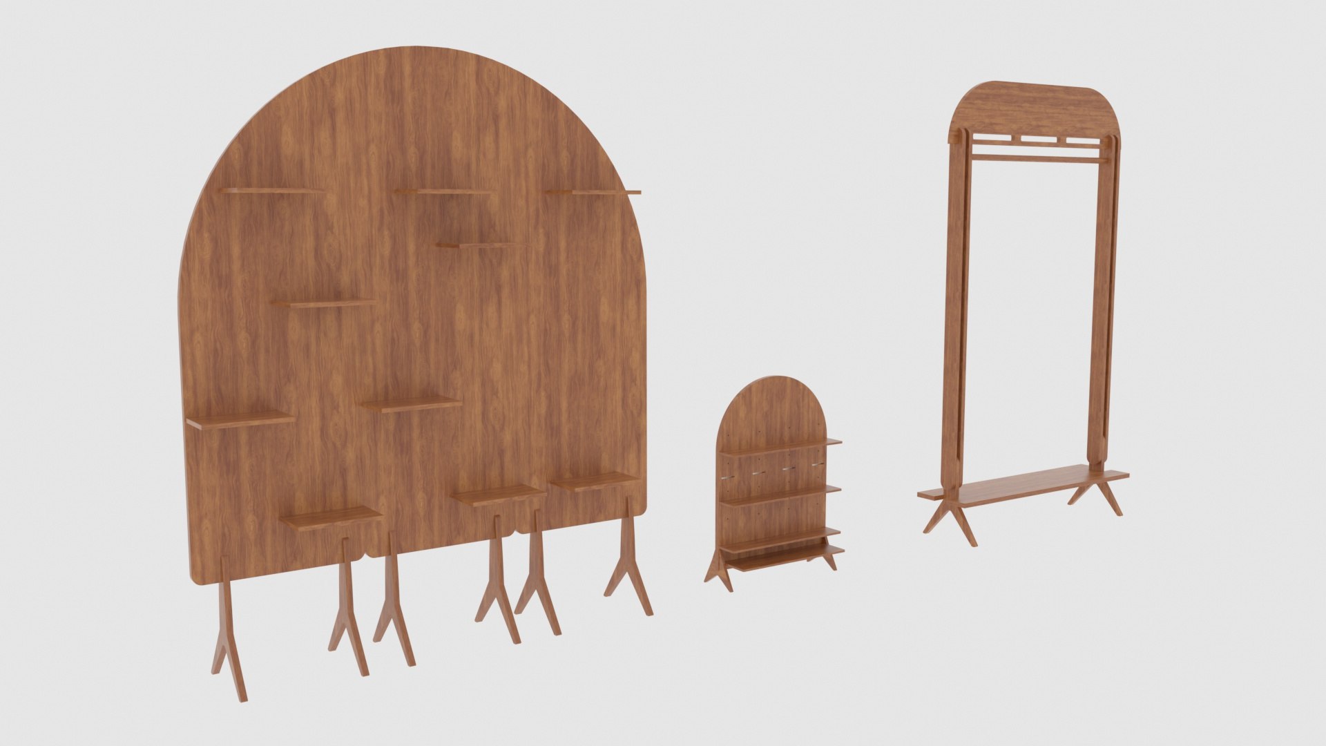 3D Retail Display Shelving Units 3D Model - TurboSquid 1871609