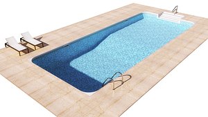 3D Swimming Pool Model - TurboSquid 1347915