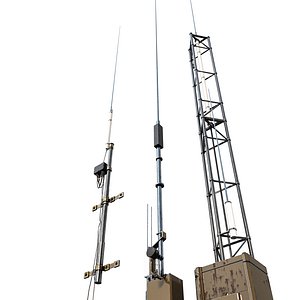 3D Radio Antennas model