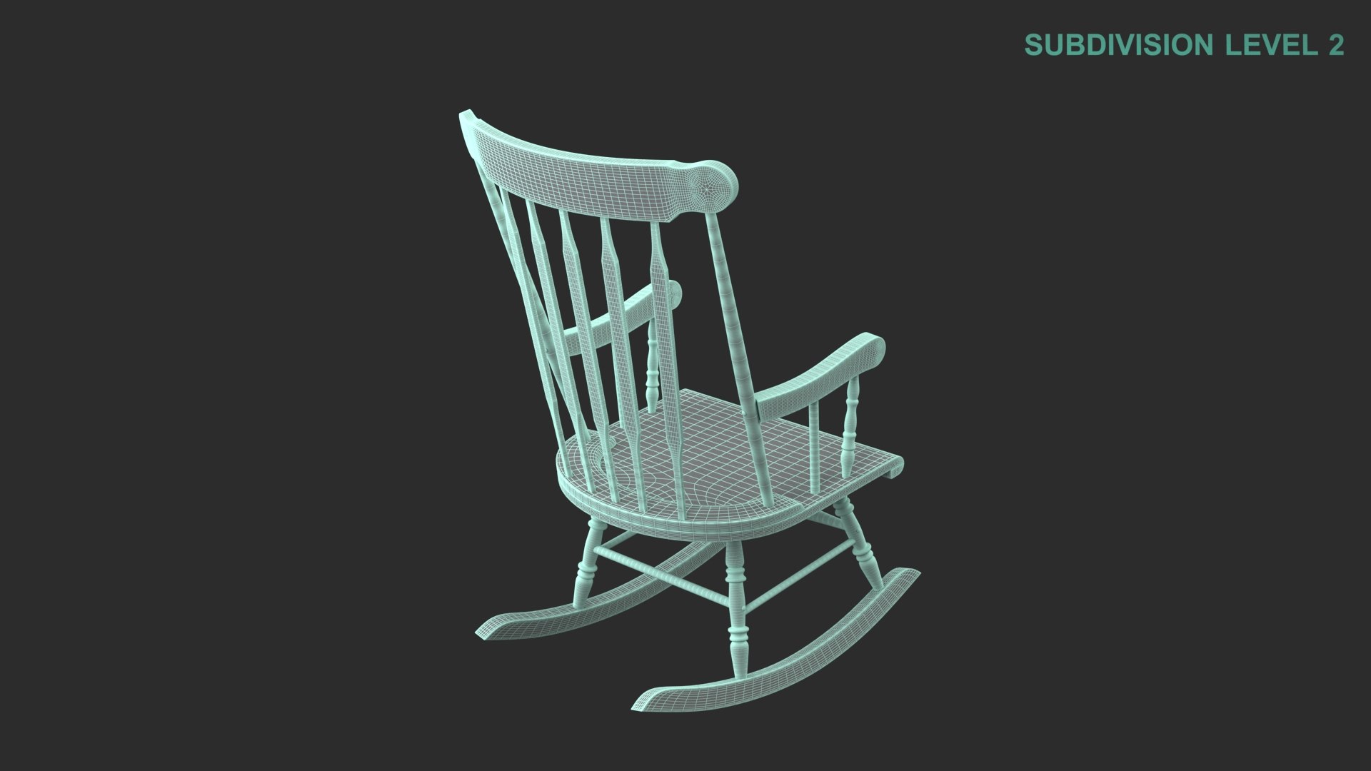 Rocking Chair Model - TurboSquid 1885813