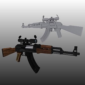 AK47 Scoped