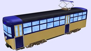 tram light rail heritage 3D model