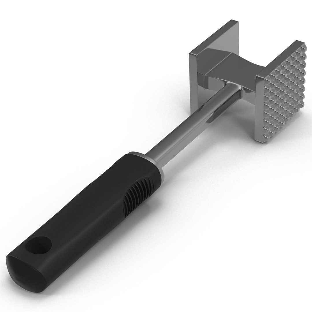 Meat Tenderizer 3D Model 3D model preview