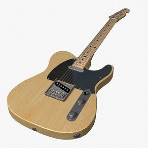 fender telecaster 3d 3ds