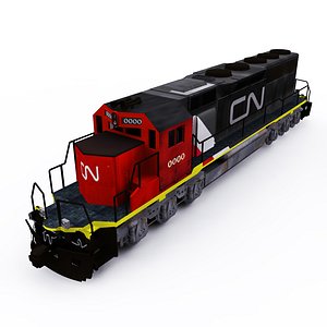 3D cn emd sd 40 model