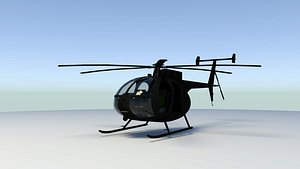 mh-6 little bird 3D model