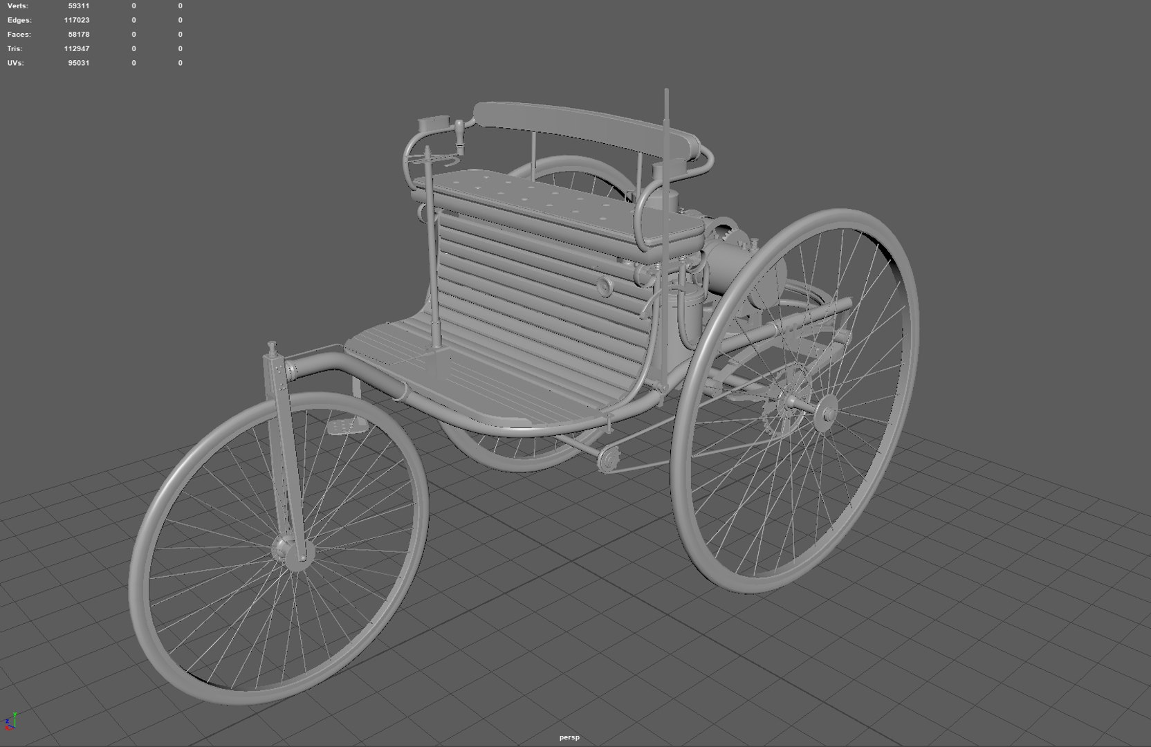 1886 Benz Patent Motorwagen 3d Model Turbosquid 2094002 1886 Benz Patent Motorwagen 3d Model Turbosquid 2094002