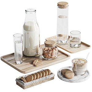 Dishes tableware set14 3D model