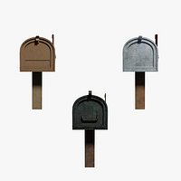 American Mailbox Series City Services Post G2 - N1-3