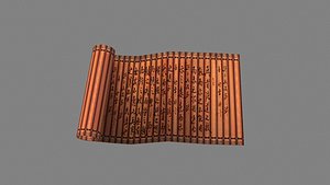 Ancient Chinese bamboo scrolls - 1
