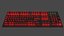Clavier avec lumières RVB