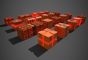 Sic-Fi Box Collection Plastic 3D model